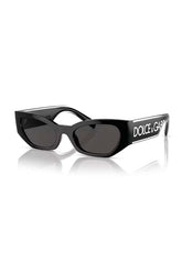 Dolce Gabbana Dg 6186 50187 52 Kadın Siyah Cat Eye Güneş Gözlüğü