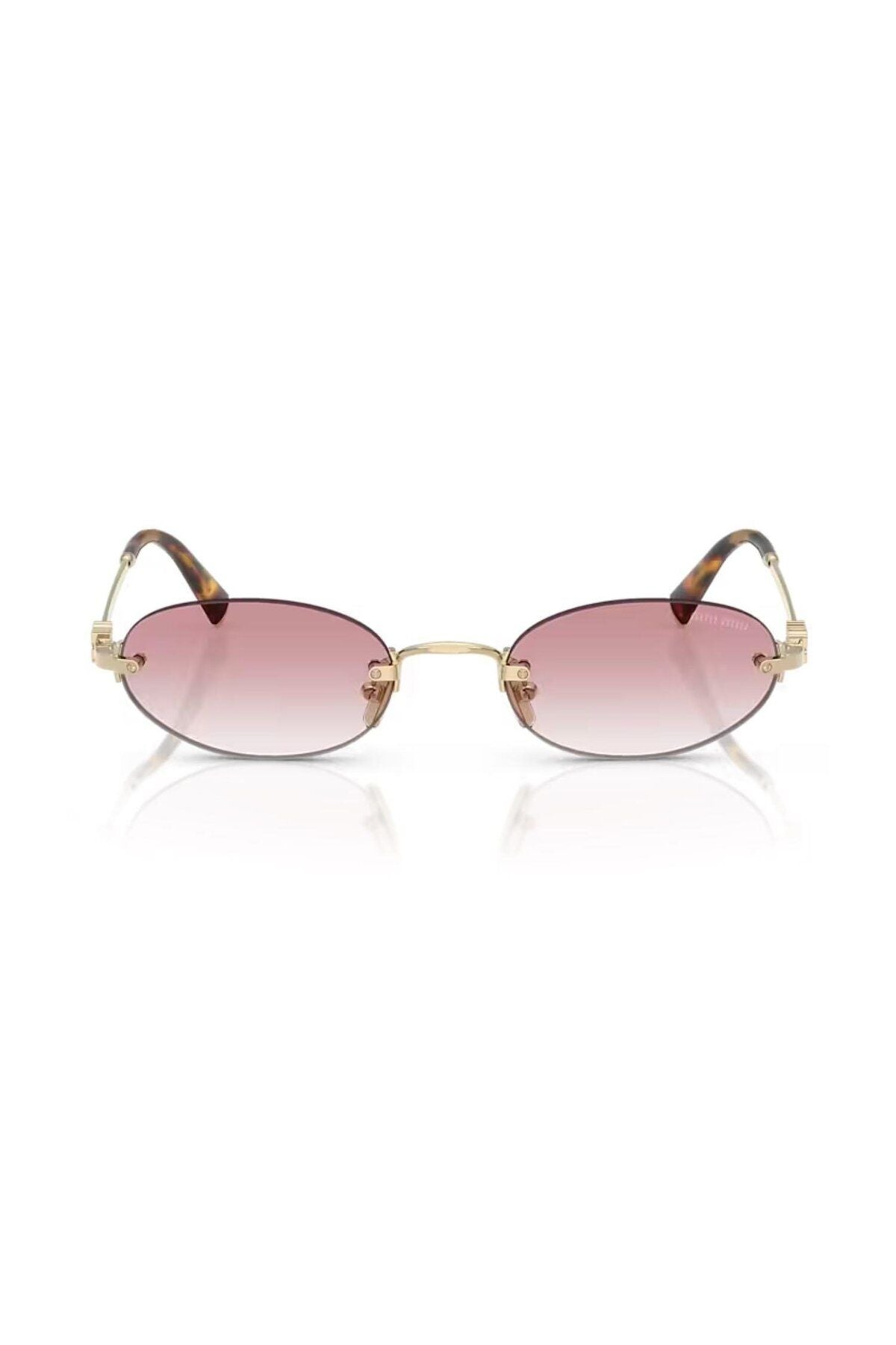 A54s Zvn70o 51 Kadın Oval Gold Metal Güneş Gözlüğü