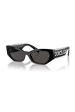 Dolce Gabbana Dg 6186 50187 52 Kadın Siyah Cat Eye Güneş Gözlüğü