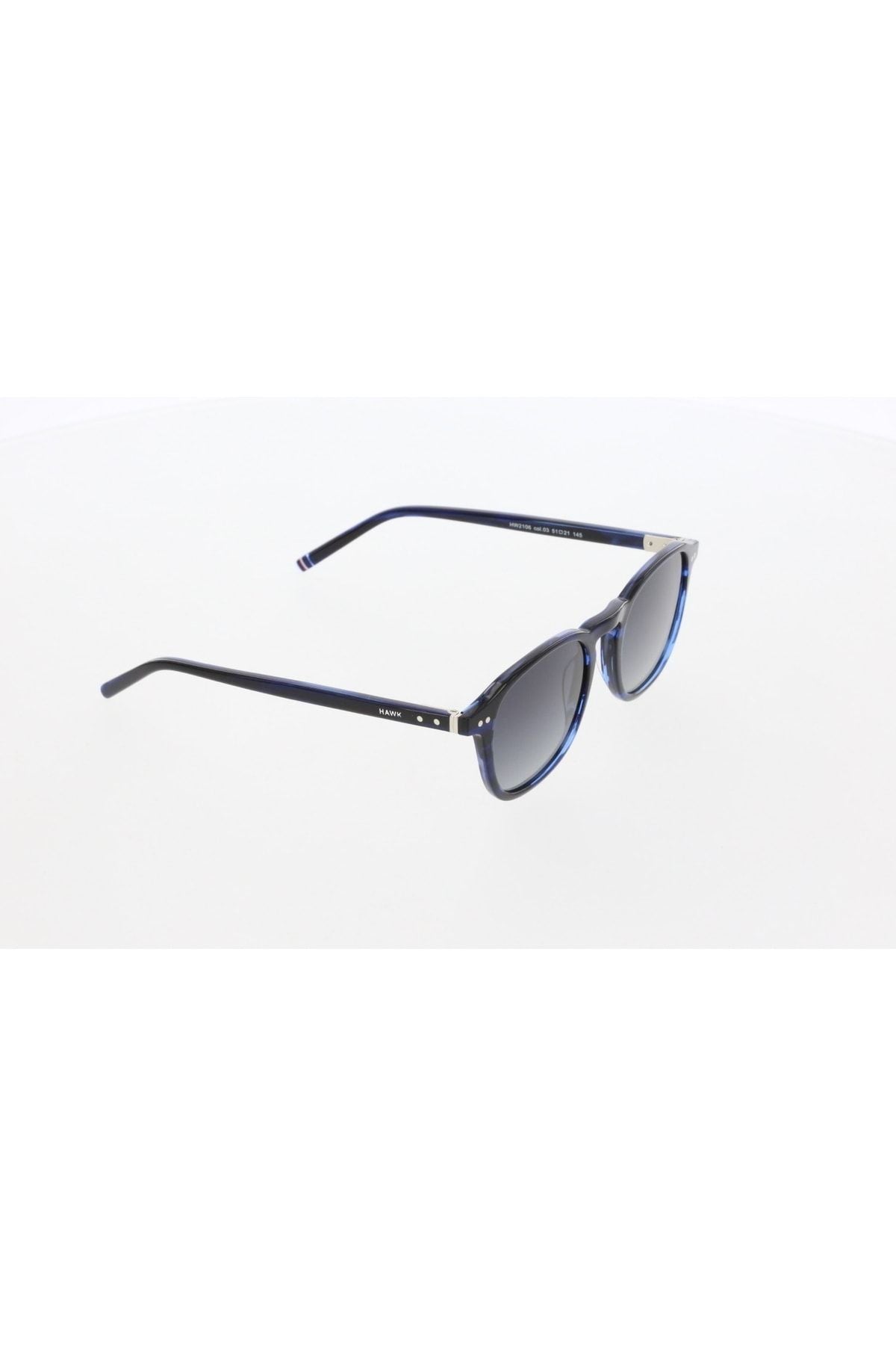 HW2106 51-21-145 Füme Camlı Unisex Güneş Gözlüğü | 2023 Sezon Laci?vert Çerceveli