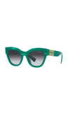 Mu01y 15h-09s 51 Güneş Gözlüğü Yeşil Kemik Çerçeveli Füme Degrade Lens Uv400