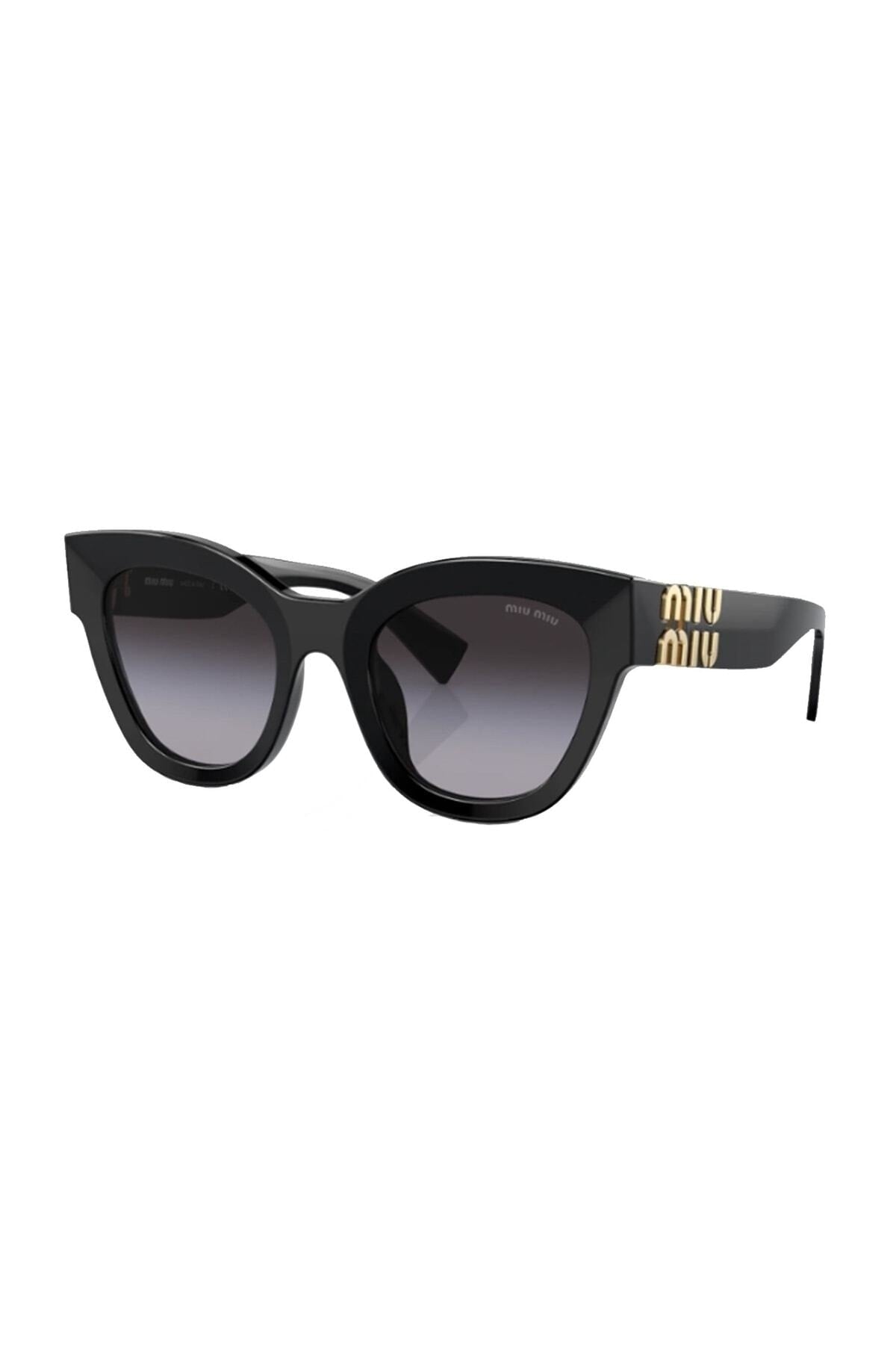 Mu01y1ab-5d1 Güneş Gözlüğü Siyah Kemik Çerçeveli Füme Degrade Lens Uv400