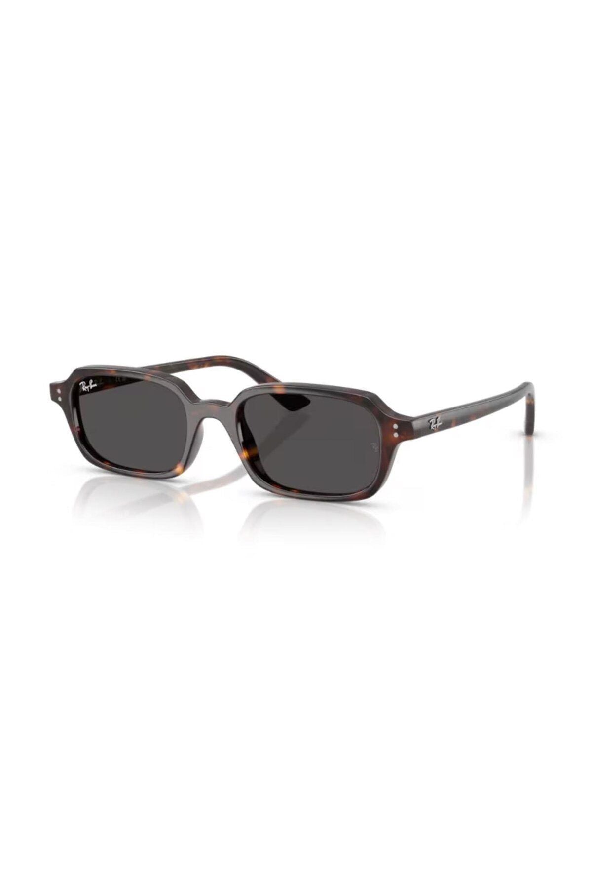 Rb 4455 135987 49 Zuri Unisex Yastık Kırçıllı Kahverengi Kemik Güneş Gözlüğü