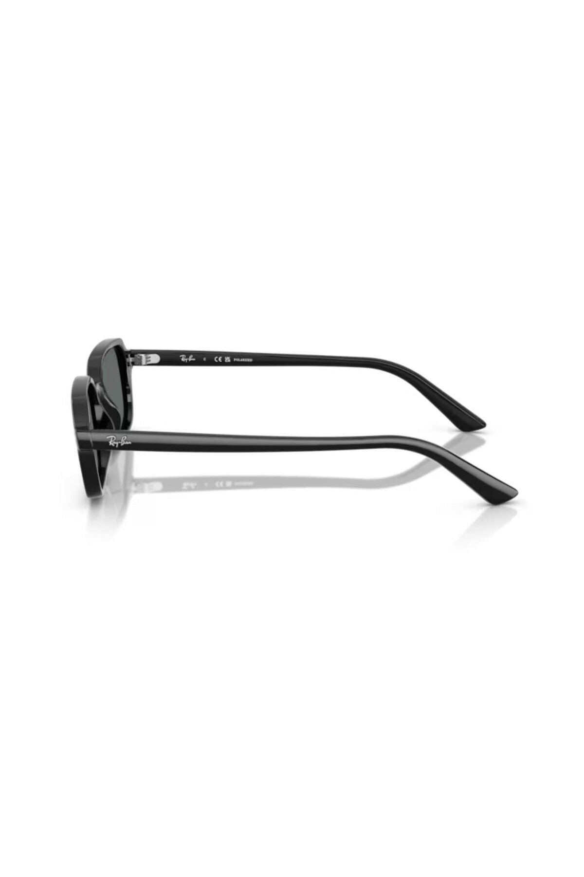 Rb 4455 667781 49 Polarize Zuri Unisex Yastık Siyah Kemik Güneş Gözlüğü