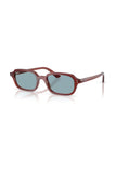 Rb 4455 680980 49 Zuri Unisex Yastık Kahverengi Kemik Güneş Gözlüğü