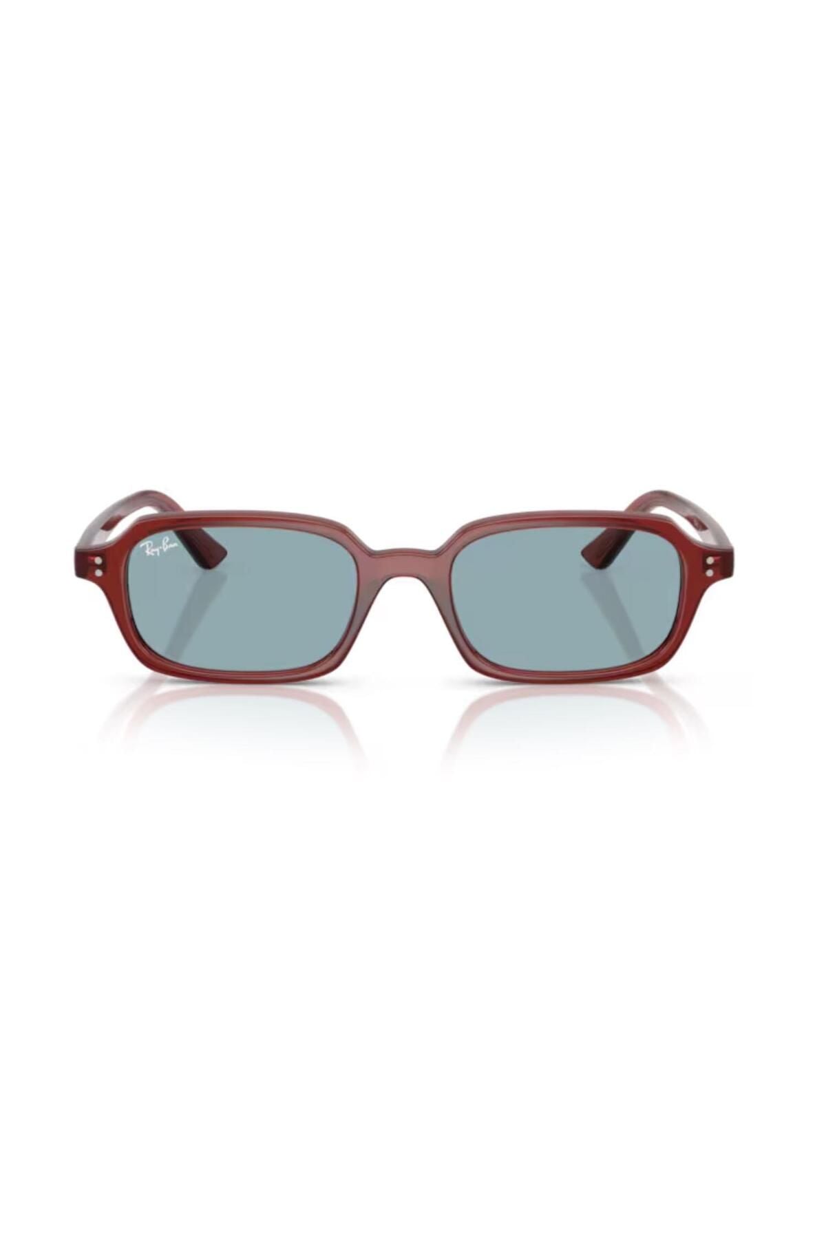 Rb 4455 680980 49 Zuri Unisex Yastık Kahverengi Kemik Güneş Gözlüğü