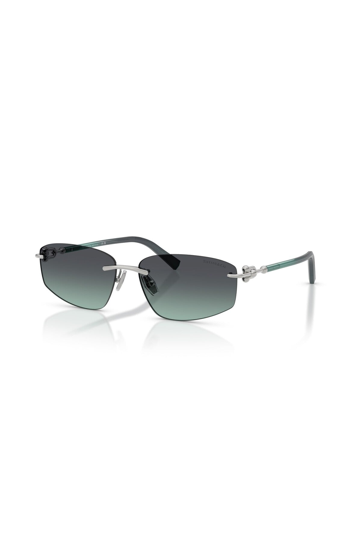 Tıffany&Co. TC31146001/2G59 Kadın Güneş Gözlüğü Çerçevesiz Mavi Degrade Lens UV400