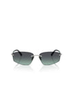 Tıffany&Co. TC31146001/2G59 Kadın Güneş Gözlüğü Çerçevesiz Mavi Degrade Lens UV400